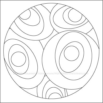 Instructables in the Round Mandala by Maureen Frank