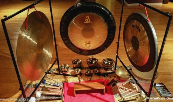 Gongs and Bowls - photo by Marian Krauss