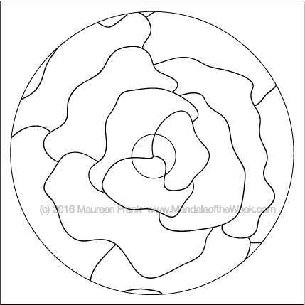 Fungi Fun Mandala by Maureen Frank