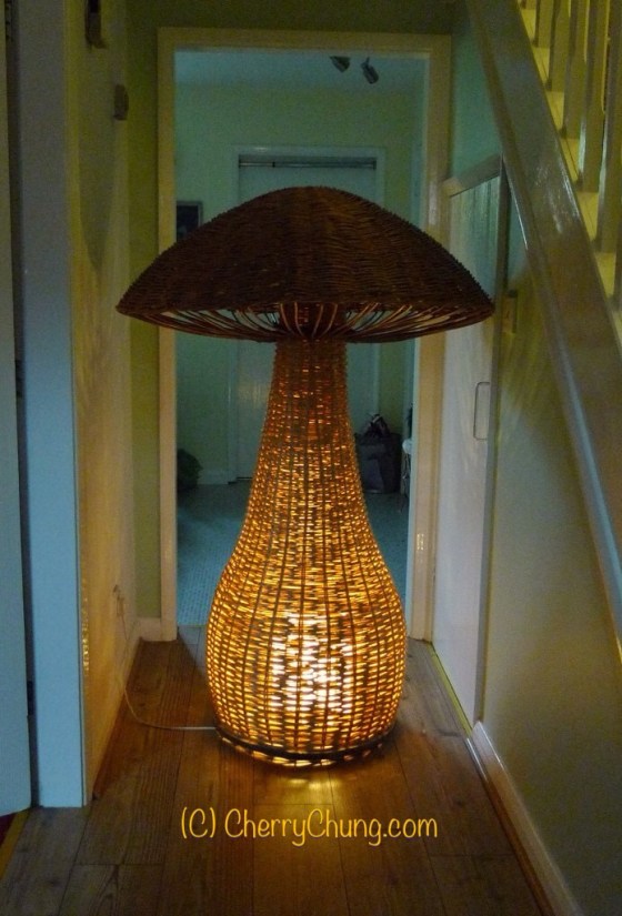 Mushroom Lamp by Cherry Chung