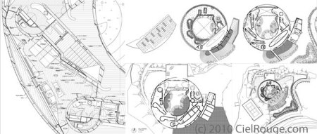 Plans: Villa Bioclimatic Round Home by Ciel Rouge