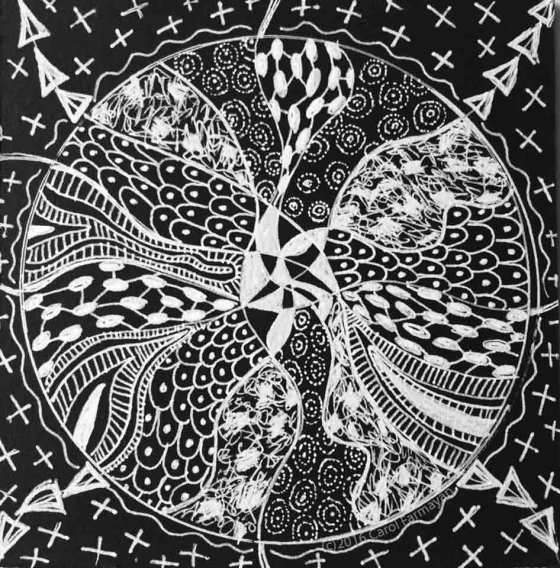 Carol Farmayan's Hand-drawn Mandala