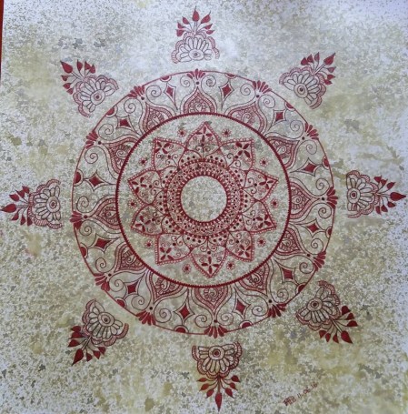 Mandala - Hand Drawn by Fabienne Tosi