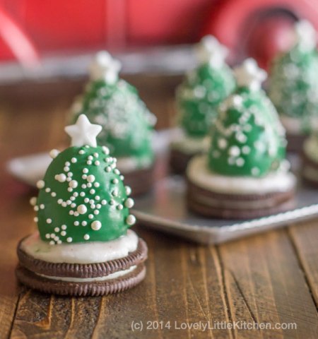 Strawberry Christmas Trees by LovelyLittleKitchen.com