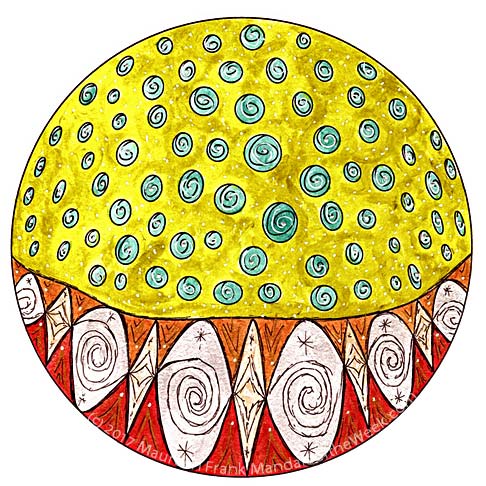 Cakes Mandala in Color by me (Maureen Frank)Cakes Mandala in Color by me (Maureen Frank)