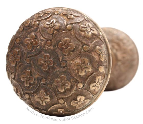 Antique Cast Bronze "Madras" Yale & Towne Door Knob - source: ThePreservationStation.com