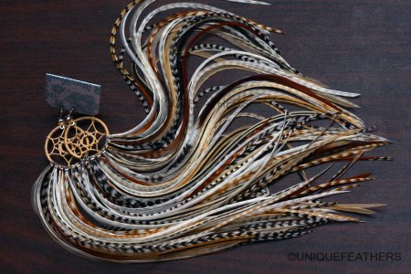 Dreamcatcher Feather Earrings by UniqueFeathers