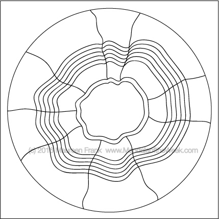 Agate Mandala to Color by Maureen Frank (me)