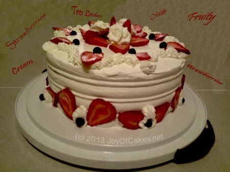 Three Milk Cake by JoyOfCakes.net