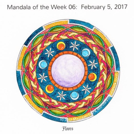 Floors Mandala in Color by me (Maureen Frank)