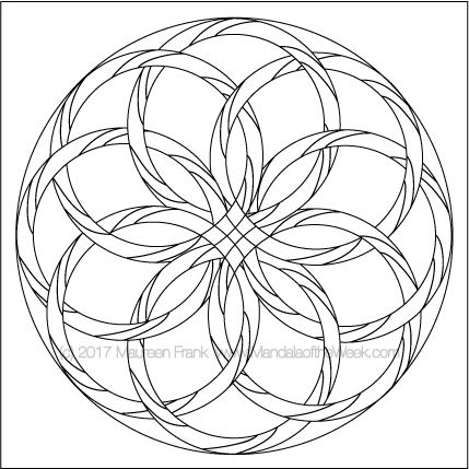 Hoops Mandala to Color by me (Maureen Frank)