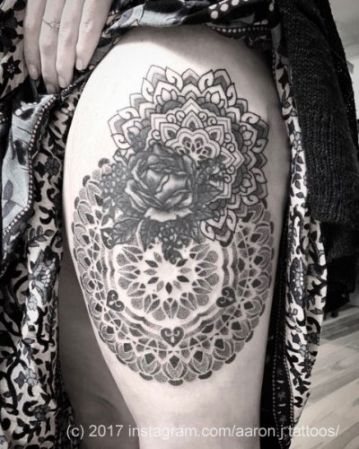 Two Mandalas by Aaron J Tattoos