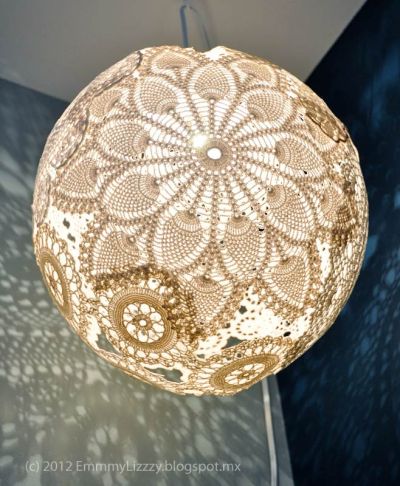 Doily Lamp by Emmmy Lizzzie