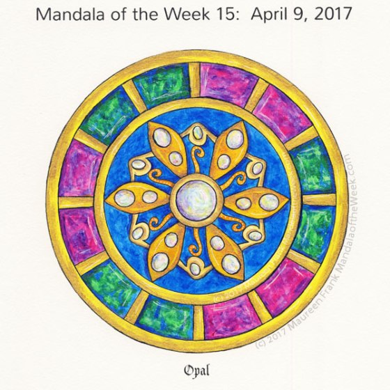 Opal Mandala in Color by me (Maureen Frank)