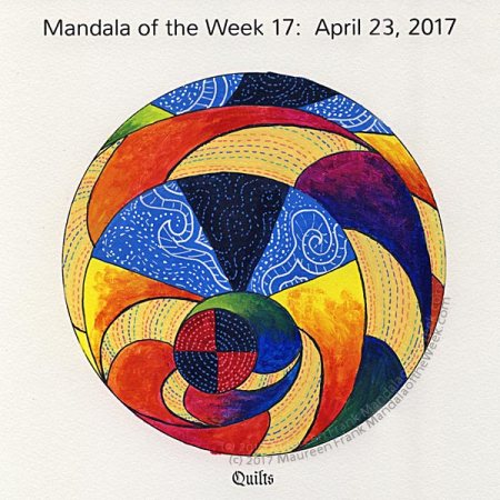 Quilts Mandala in Color by me (Maureen Frank)