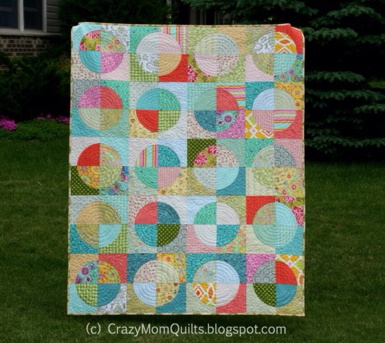 Running in Circles Quilt by Crazy Mom Quilts