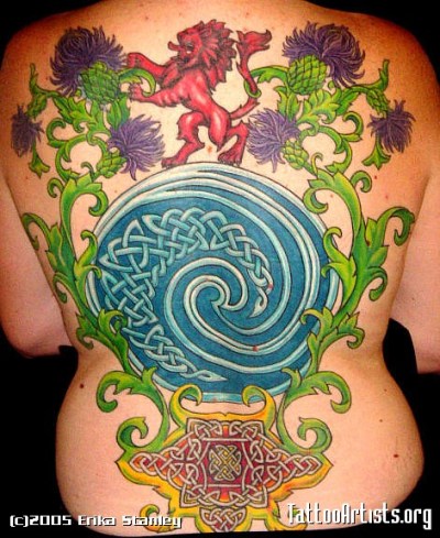 Celtic Spiral by Erika Stanley