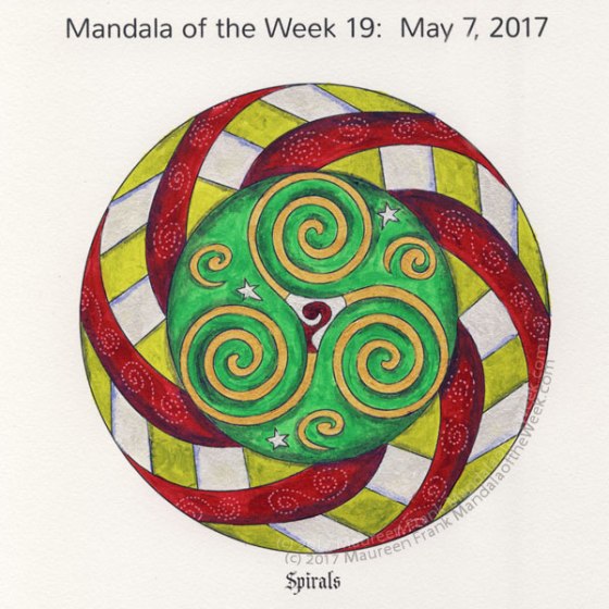 Spirals Mandala in Color by me (Maureen Frank)