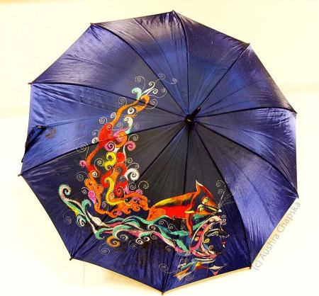 Fox Umbrella by Aushra Chapska