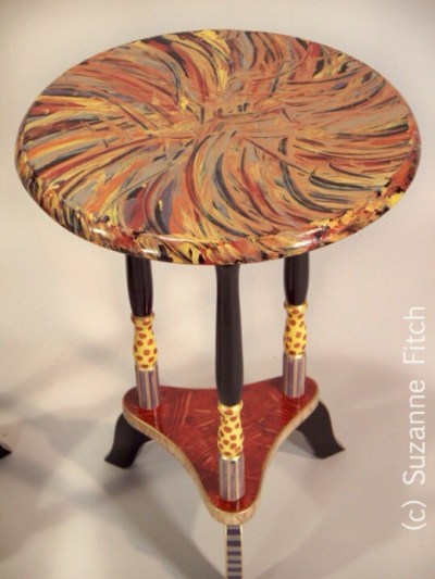 Round Tea Table by Suzanne Fitch