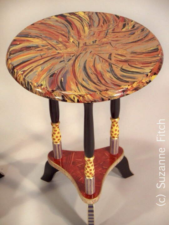 Round Tea Table by Suzanne Fitch