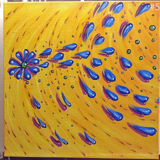 Abstract Mandala #2: 5 - full completed view