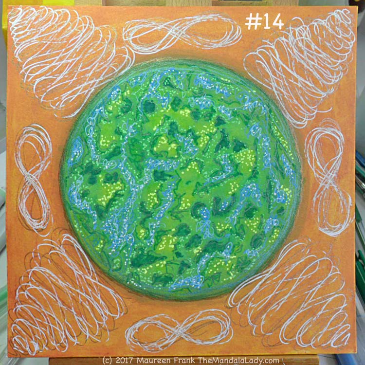 A Whole New World: 14 - add white to "copper ribbons" around green orb