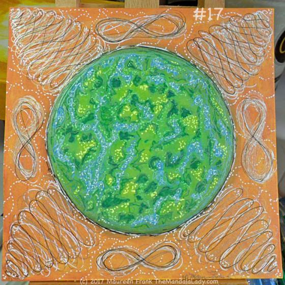 A Whole New World: 17 - add white dots - all done!