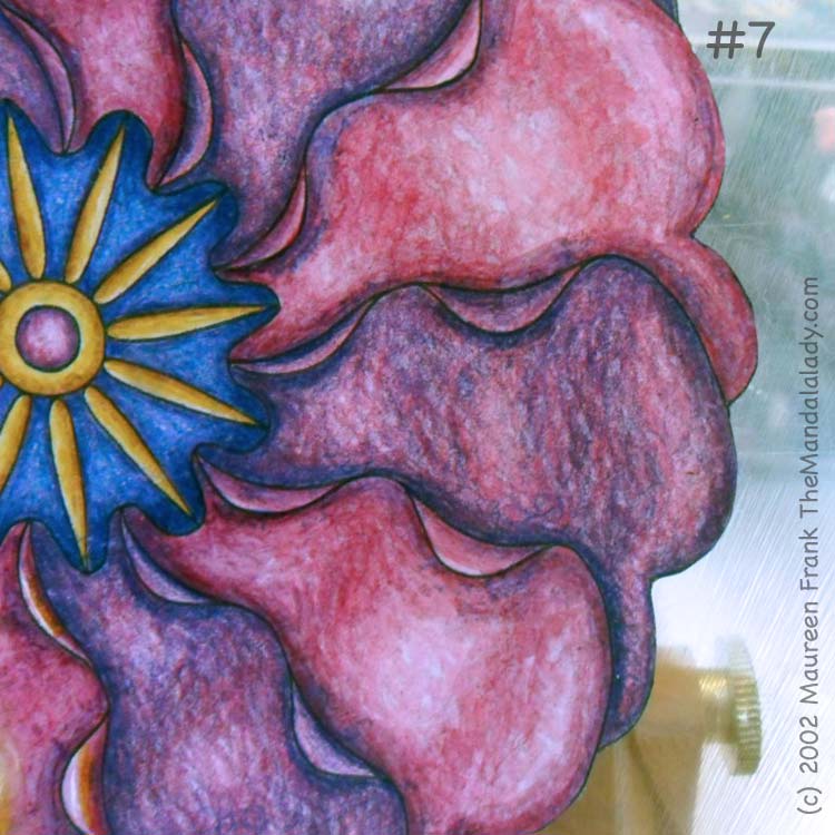 Primrose #2 Day 1: 7 - add warm lighter salmon color to smooth shading to pink petals on right