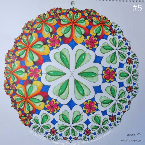 Sign of Aries - Day 4: 5 - full view of today's progress