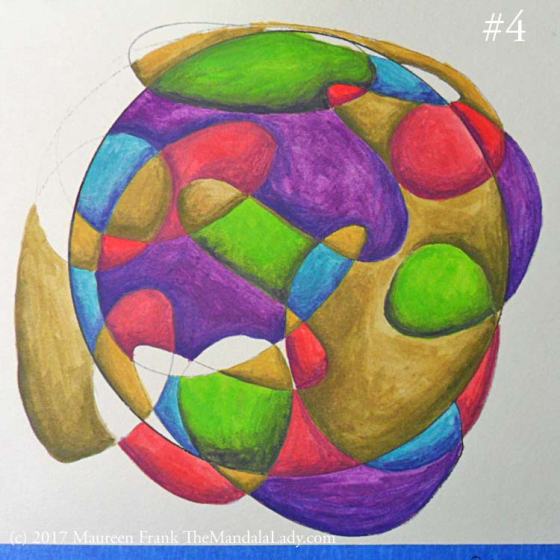 Stress Mandala - Doodle Mandala - Overwhelm