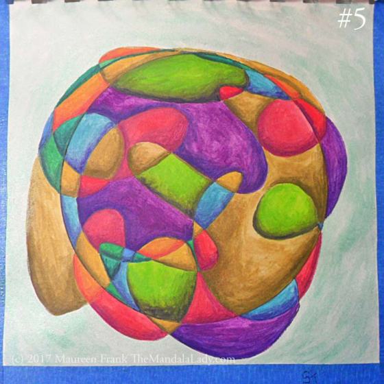 Stress Mandala - Doodle Mandala - Overwhelm