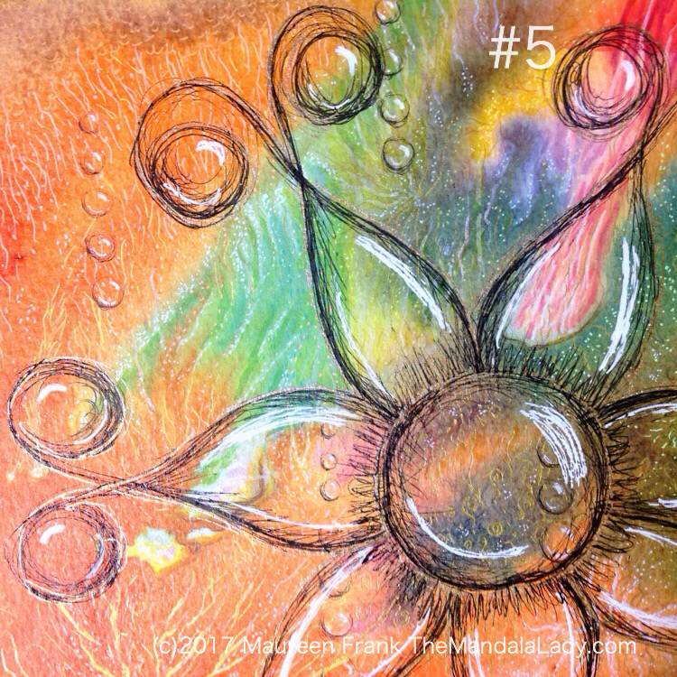 Neural Pathways - The Mandala Lady - happenings art - abstract - mandala