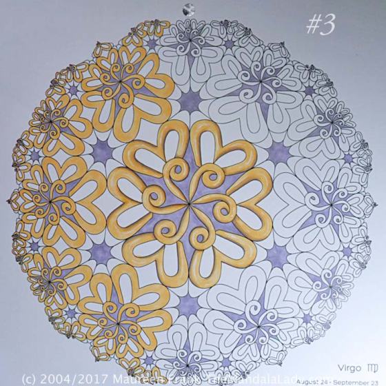 Astrological Sign of Virgo Mandala - The Virgin - The Mandala Lady