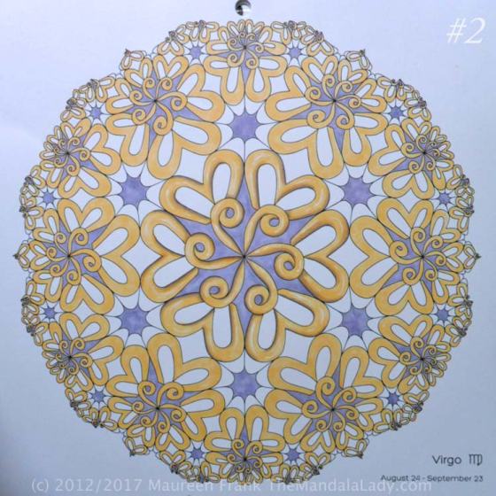 Astrological Sign of Virgo Mandala - The Virgin - The Mandala Lady