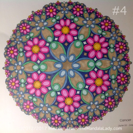 Astrological Sign of Cancer Mandala - The Crab