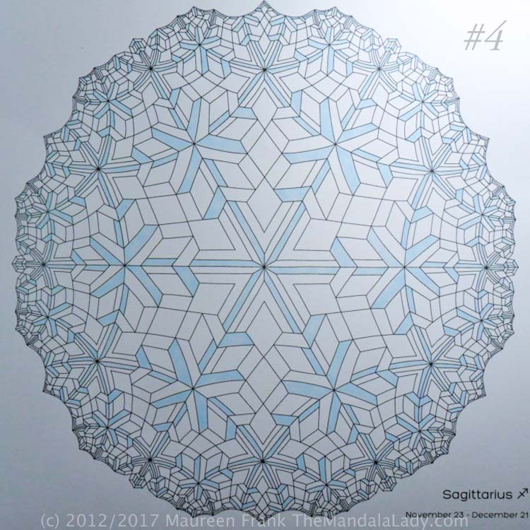 Astrological Sign of Sagittarius Mandala - The Sagittarius - The Mandala Lady