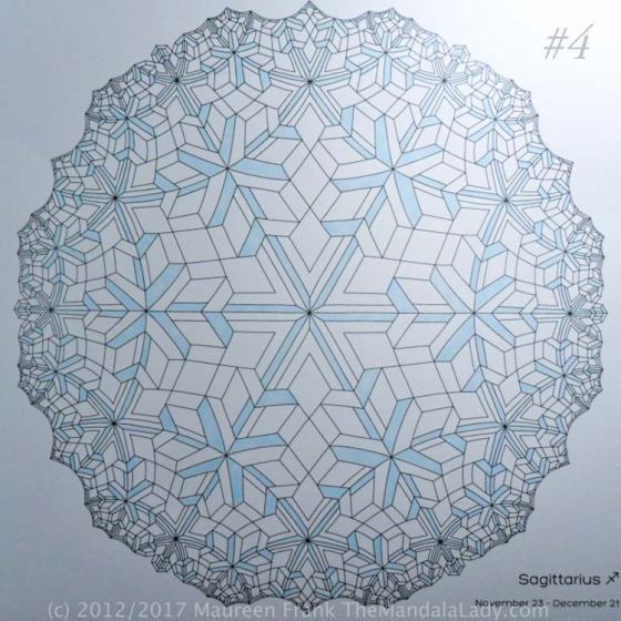 Astrological Sign of Sagittarius Mandala - The Sagittarius - The Mandala Lady