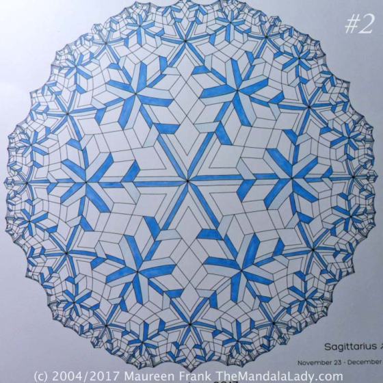 Astrological Sign of Sagittarius Mandala - The Sagittarius - The Mandala Lady