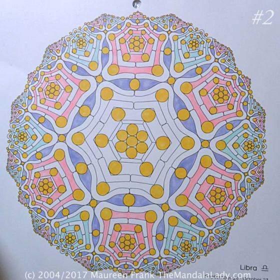 Astrological Sign of Libra Mandala - The Scales of Justice - The Mandala Lady