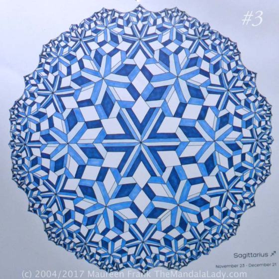 Astrological Sign of Sagittarius Mandala - The Sagittarius - The Mandala Lady