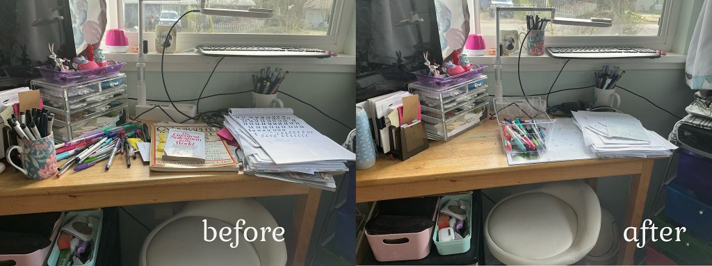 Decluttering My Table Top Challenge — Day 3